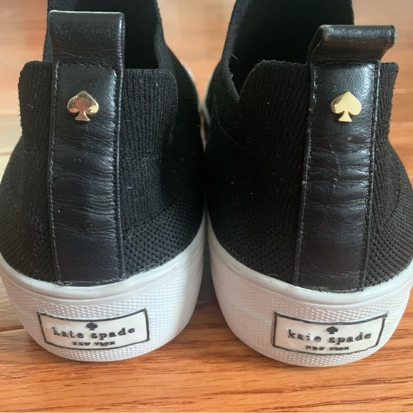 *PRICE DROP* kate spade | Gerrard Slip-On Knit Black Platform Sneaker 9 - Picture 5 of 12